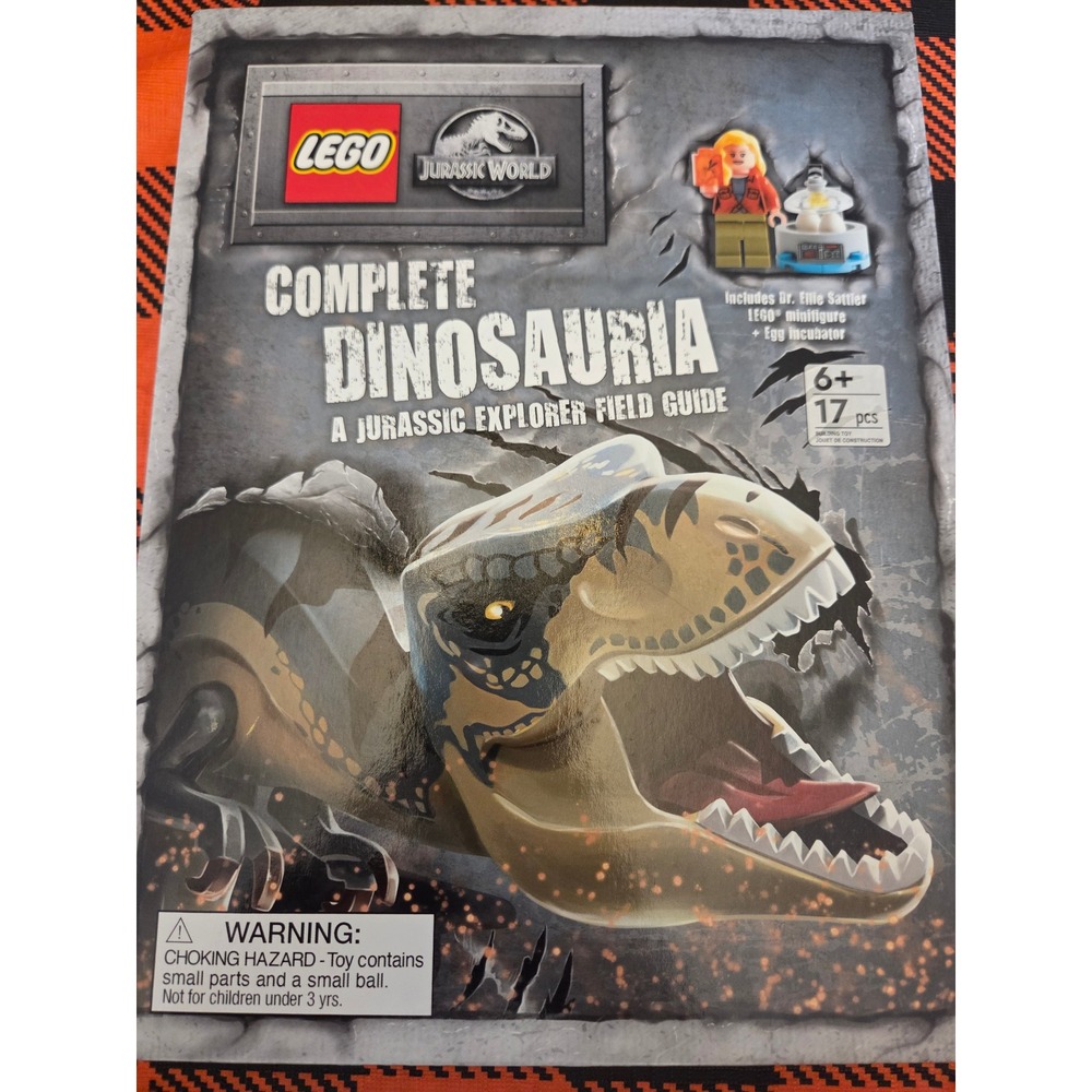 LEGO Jurassic World Complete Dinosauria Field Guide Dr Ellie Sattler Minifigure